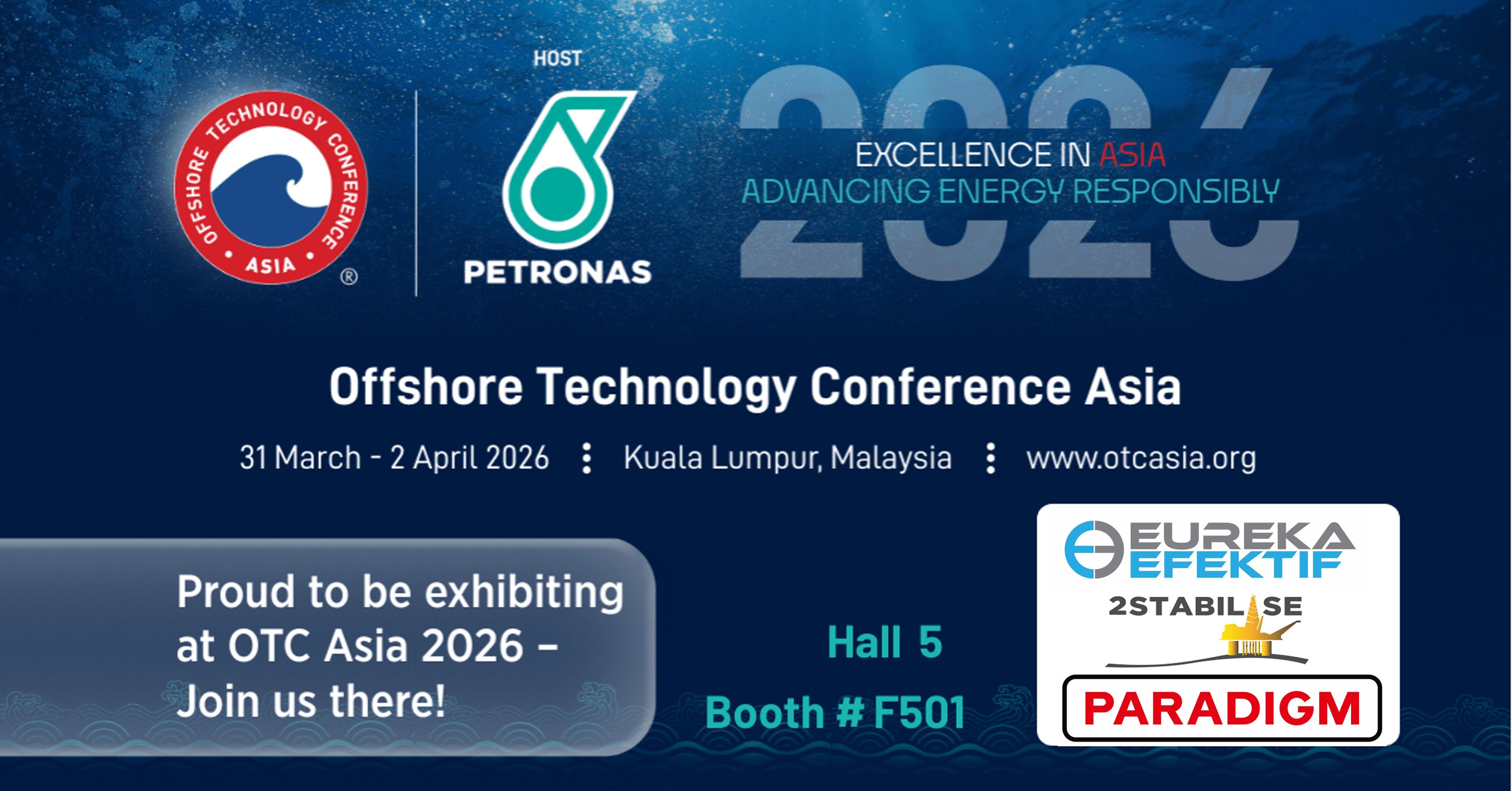 EUREKA EFEKTIF & PARTNERS Showcases Pipeline Expertise at OTC Asia 2026 – Booth F501